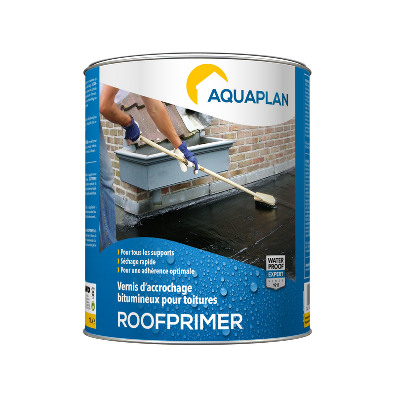 Roofprimer: bitumineuze hechtvernis voor daken | Aquaplan